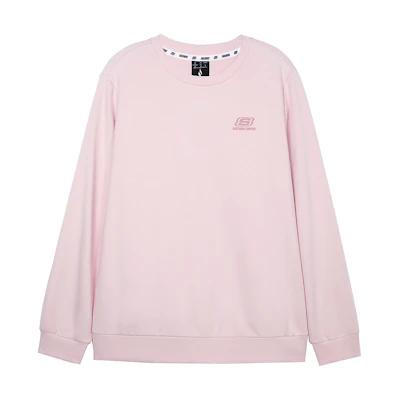 Skechers Soft Stretch Crewneck Sweatshirt Unisex Light Purple Pink L424U169-00EJ