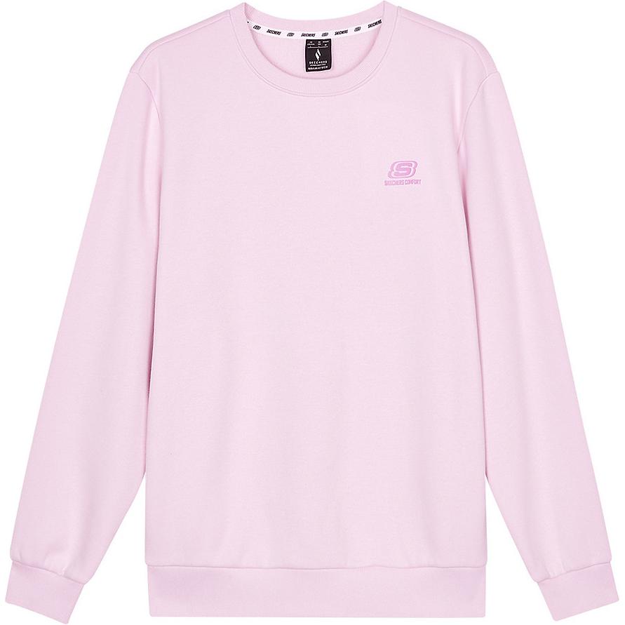 Skechers Soft Touch Crew Neck Long Sleeve Sweatshirt Unisex - Light Purple Pink L424U170-00EJ