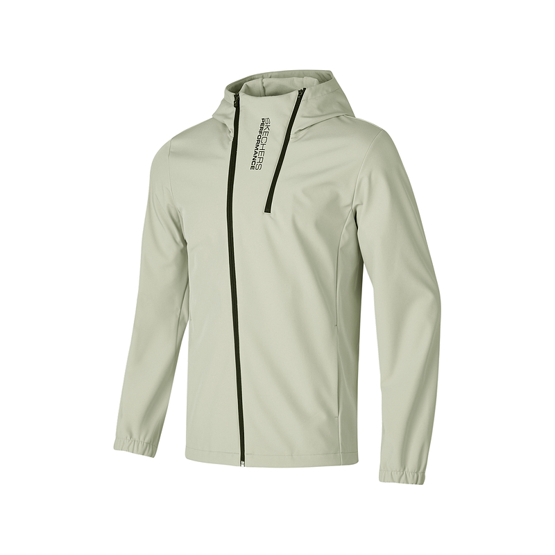 Skechers Softshell Hooded Jacket Outdoor Hiking Waterproof - Light Army Green P423M151-036H