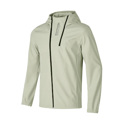 Skechers Softshell Hooded Jacket Outdoor Hiking Waterproof - Light Army Green P423M151-036H