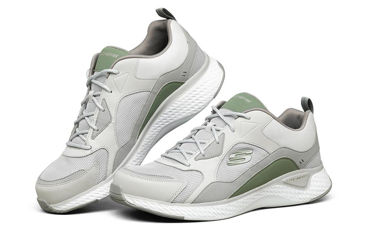 Lookbook 斯凯奇 Solar Fuse '浅灰色' 666153-LTGY