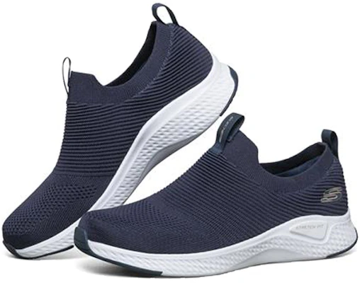 Skechers Solar Fuse Instapper Donkerblauw ''Navy Blue White'' Schoenen 52759-NVW Lookbook Skechers Solar Fuse Instapper Donkerblauw ''Navy Blue White'' Schoenen 52759-NVW