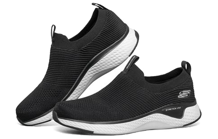 Lookbook 스케쳐스 솔라퓨즈 블랙 운동화 (Skechers Solar Fuse Black) 52759-BLK