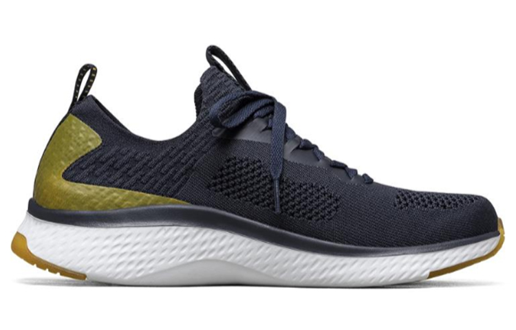 Order Skechers Solar Fuse Sportschoenen Donkerblauw ''Navy Blue Yellow'' 666139-NVYL