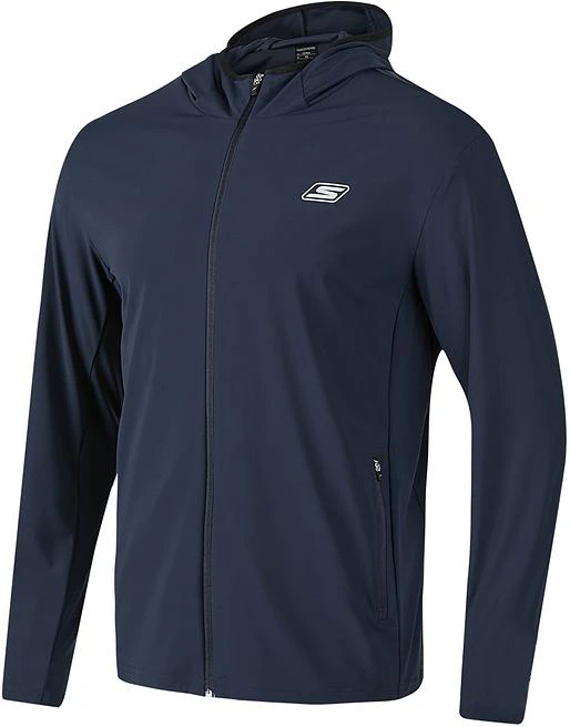 skechers-solid-color-casual-hooded-zip-jacket-navy-blue-p223-m081-002-z