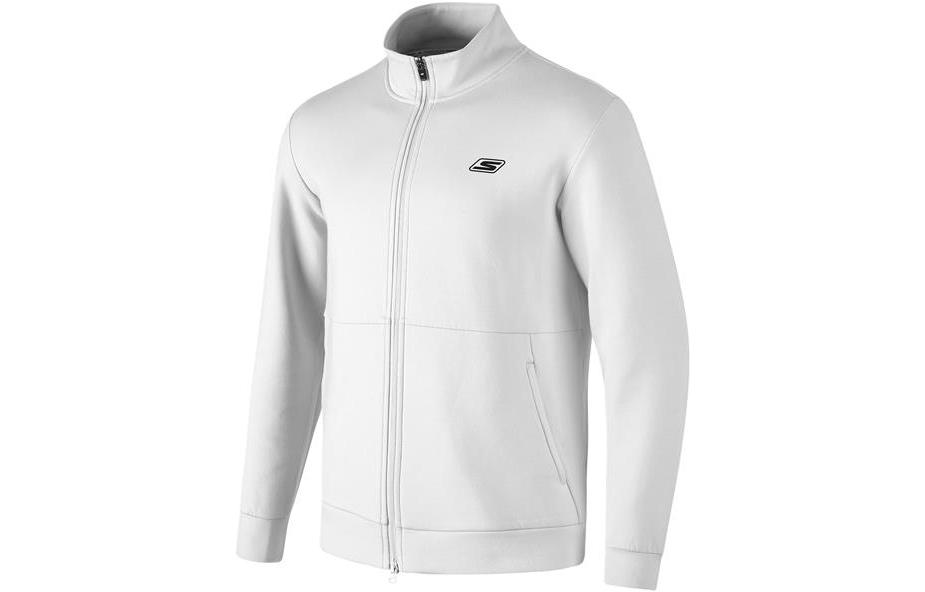 Skechers Solid Color Knit Jacket Light Grey P223M080-00PD