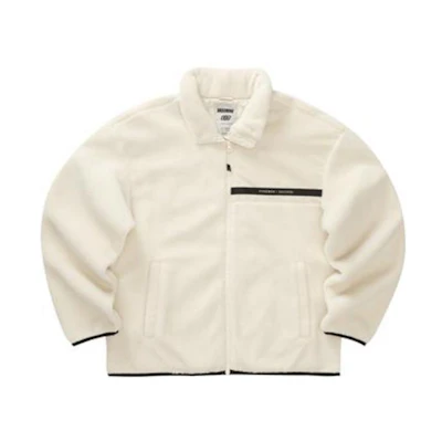 Skechers Solid Color Logo Zip-Up Loose-Fit Jacket L422M058