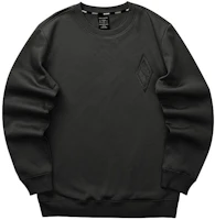 Skechers Solid Color Loose Pullover Sweatshirt Carbon Black L323M051-0018 Skechers Solid Color Loose Pullover Sweatshirt Carbon Black L323M051-0018