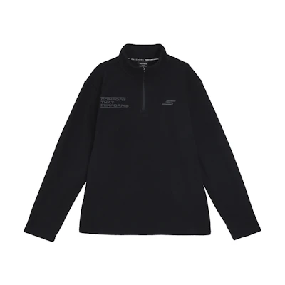 Skechers Solid Fleece Lined Jacket Carbon Black P423M072-0018