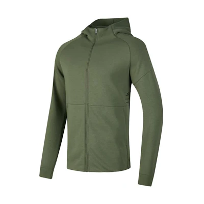 Skechers Solid Knit Hoodie Jacket in Sparrow Stone Green P423M058-01DN