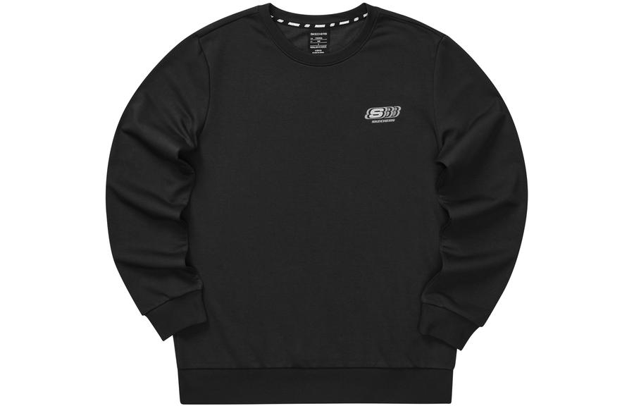 Skechers Solid Logo Crewneck Pullover Sweatshirt L322M069
