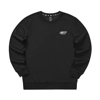 Skechers Solid Logo Crewneck Pullover Sweatshirt L322M069