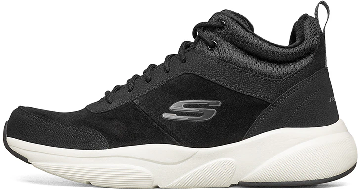 skechers-sport-black-white-fleece-lined-666064-bkw