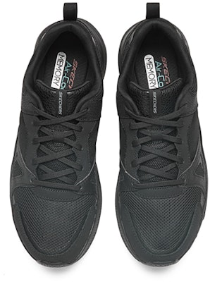 Skechers Sport 時尚復古 低筒 跑步鞋 男款 全黑色 Lookbook Skechers Sport 時尚復古 低筒 跑步鞋 男款 全黑色