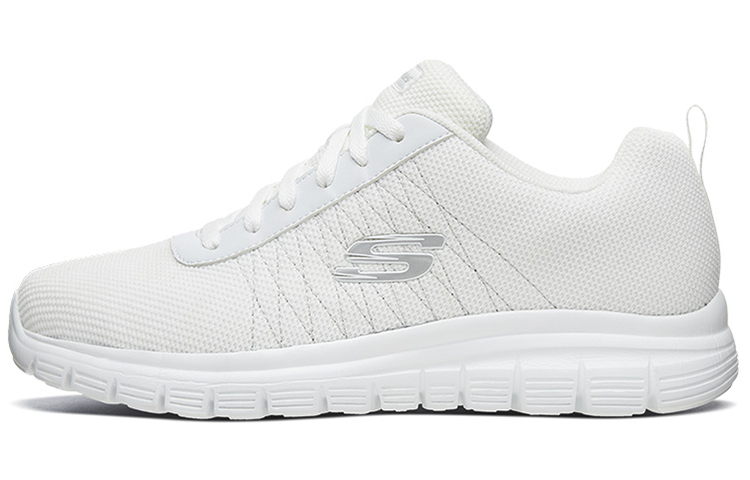 Buy スケッチャーズ 通気性抜群 ランニングシューズ (ホワイト) 8790052-WHT