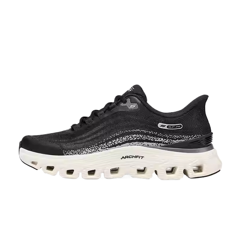 Skechers SPORT Breathable Low-Top Outdoor Comfort Mesh Shoes 233194-BLK