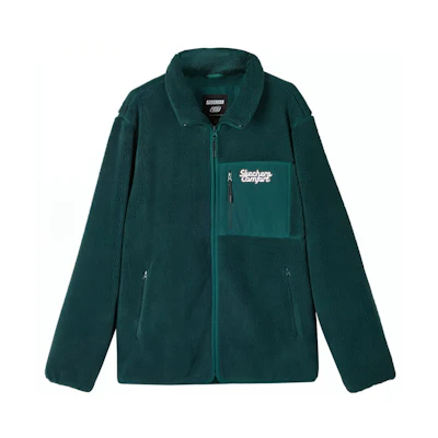 Skechers Sport Lifestyle Fleece Zip Jacket Unisex - Olive Green L423U076-02ZG