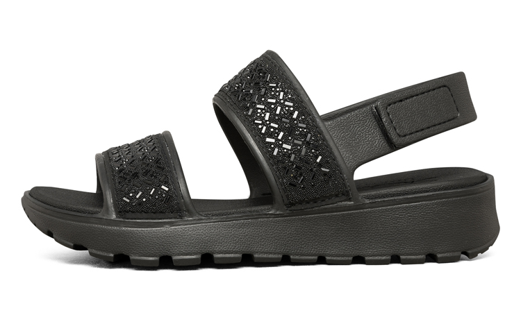 Skechers Sport Sandal 'Black Velcro' 111065-BBK