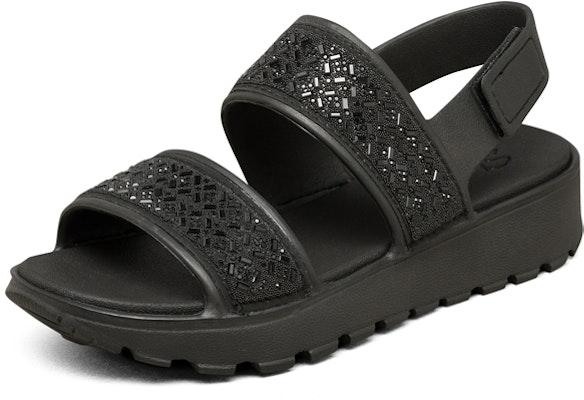 Skechers Sport Sandal 'Black Velcro' 111065-BBK Shop Skechers Sport Sandal 'Black Velcro' 111065-BBK