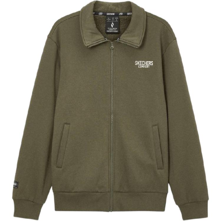 Skechers Sports Alliance Breathable Soft Long-Sleeve Running Jacket Dark Green L424U098-00L2