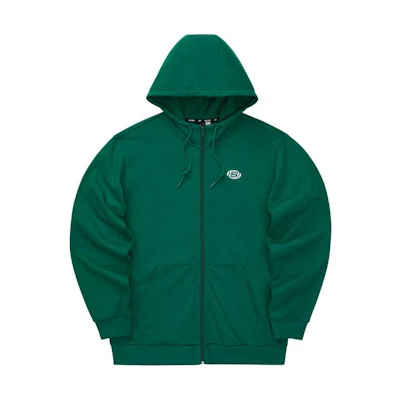 Skechers Sports Alliance Unisex Solid Color Zip Hoodie - Evergreen L124U098-001Z