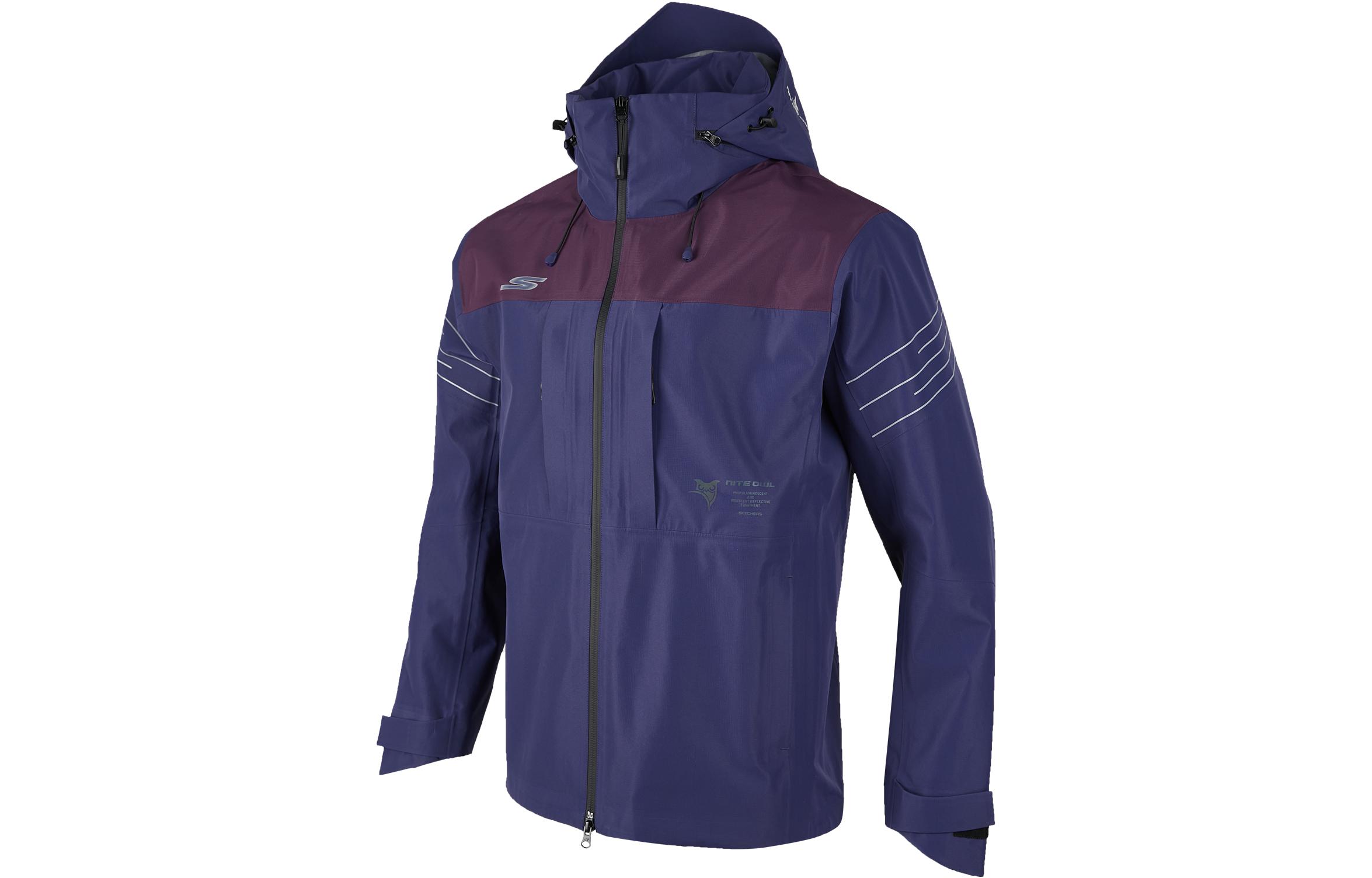 Skechers Sports Series Colorblock Zip Hoodie Jacket - Bright Blue P423M032-00MZ