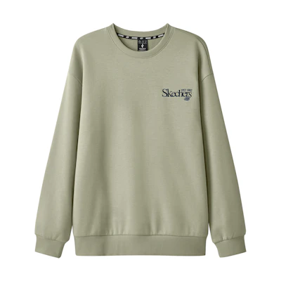 Skechers Sports Series Unisex Knit Embroidery Pullover Sweatshirt Laurel Grey L324U106-04AU