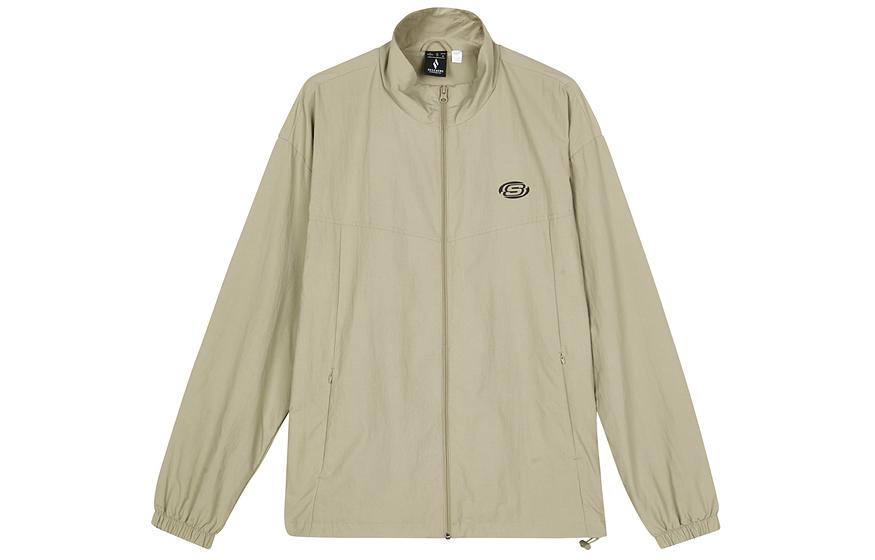 Skechers Sporty Quick-Dry Breathable Zip-Up Jacket Beige L224M060-00V8