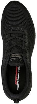 Skechers Squad 'Pure Black' 232290-BBK Shop Skechers Squad 'Pure Black' 232290-BBK