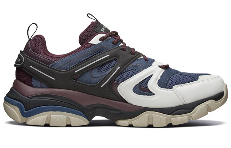 Order Skechers Stak-Ultra Baskets Basses Running Bleu/Rouge/Noir 66255-BURG