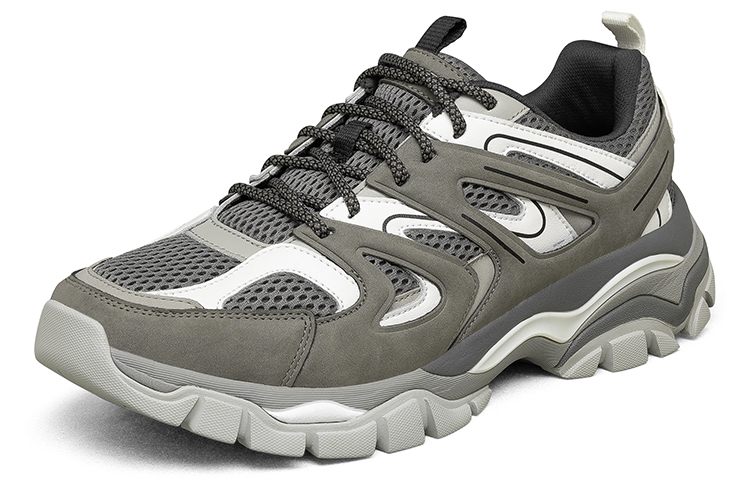 Order Skechers Stak-Ultra Baskets Basses Running Gris/Blanc 66255-GYW