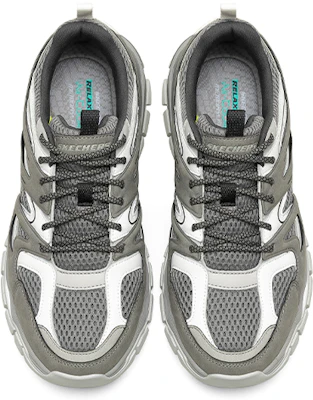 Skechers Stak-Ultra Baskets Basses Running Gris/Blanc 66255-GYW Shop Skechers Stak-Ultra Baskets Basses Running Gris/Blanc 66255-GYW