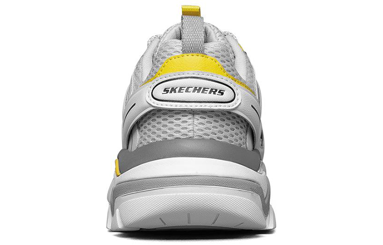 Shop Skechers Stak-Ultra Baskets Basses Running Gris/Jaune 66255-WYL