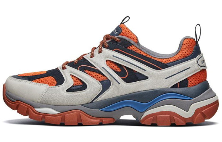 Skechers Stak-Ultra Low-Top Running Shoes Orange/White/Black 66255-NVOR