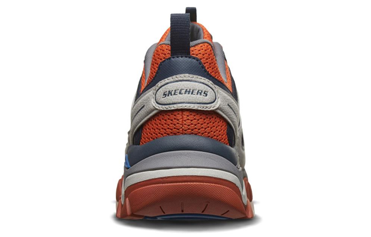 Shop Skechers Stak-Ultra Baskets Basses Running Orange/Blanc/Noir 66255-NVOR