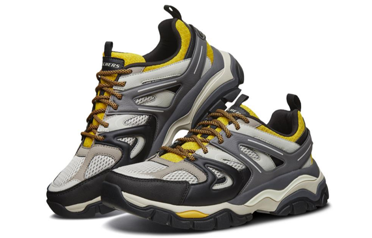 Lookbook Skechers Stak-Ultra Lage Hardloopschoenen Lichtgrijs 66255-LTGY