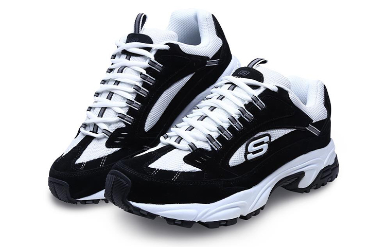 Lookbook Skechers Stamina VNTG Kasut Lari Hitam/Putih 999688-BKW