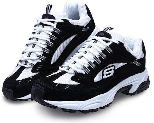 Skechers Stamina VNTG Kasut Lari Hitam/Putih 999688-BKW Lookbook Skechers Stamina VNTG Kasut Lari Hitam/Putih 999688-BKW