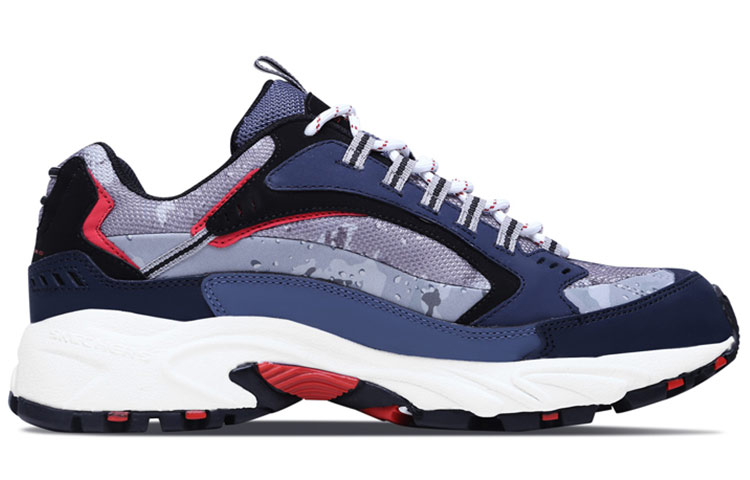 Order Skechers Stamina 'Biru Abu-Abu' 51286-NVGY