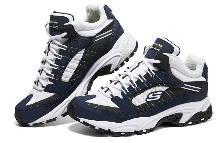 Lookbook Skechers Stamina 'Azul Marino Blanco' 237244-NVW