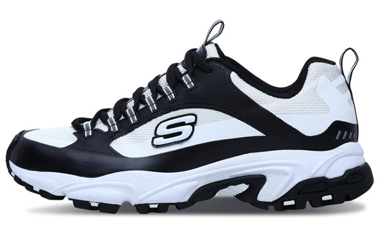 Skechers Stamina Running Shoes 'White Black' 666030-WBK