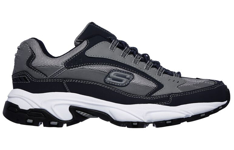 Skechers Stamina Low-Top Running Shoes Blue/Grey 圖 2