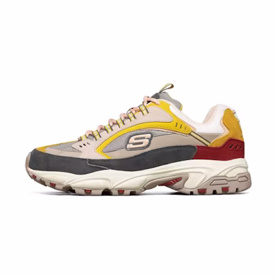 Skechers Stamina Low Running Shoes Beige 'Gray'