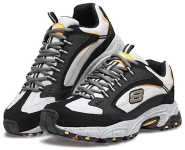 스케쳐스 스태미나 로우 블랙 러닝화 51286-BKGY Lookbook 스케쳐스 스태미나 로우 블랙 러닝화 51286-BKGY