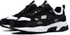 Skechers Stamina Low Kasut Lari Hitam/Putih 666058-BKW