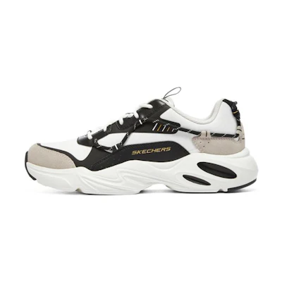 Skechers Stamina 'Waffle Bear Black White Grey'