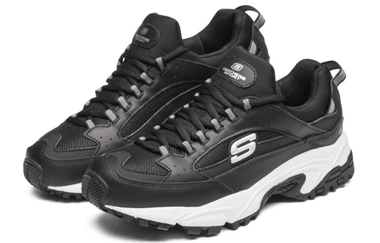 Skechers Stamina Running Shoes 'Black And White' 圖 3