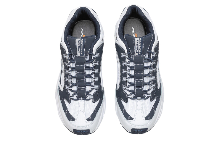 Skechers Stamina Low-Top Running Shoes White/Blue 圖 5