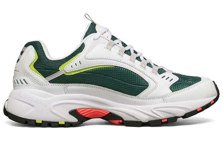 Skechers Stamina Running Shoes White/Green/Yellow 圖 2