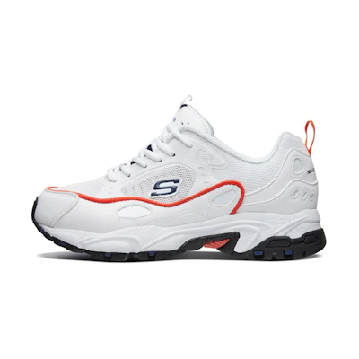 Skechers Stamina Running Shoes White/Red/Black